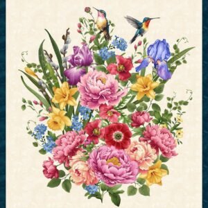 Garden Symphony Panel by Henry Glass Fabrics 34268 36"X44"