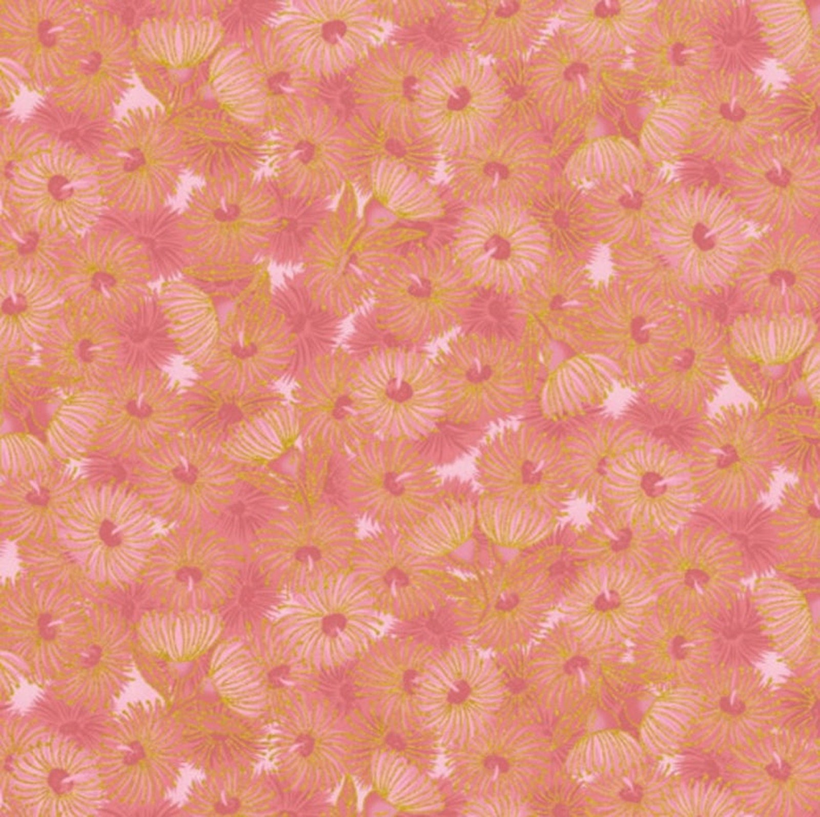 Under The Australian Sun pink flowering gum by Robert Kaufman ALGM-10357 sold by 1/2 yd