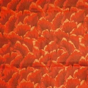 Lotus in Springtime by Kona Bay Fabrics LOYU-13 red and black sold by 1/2 yd.