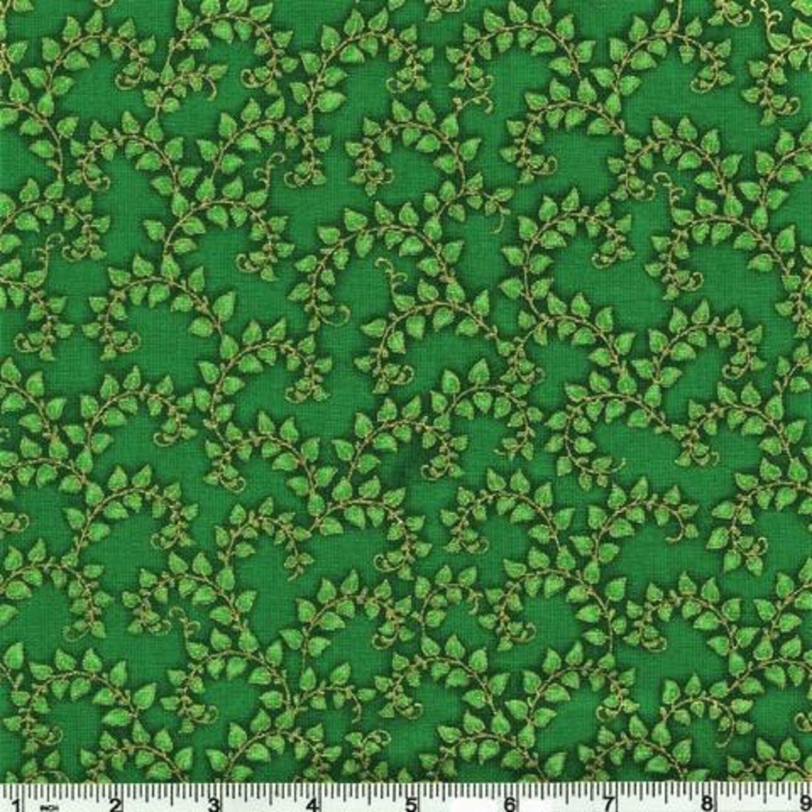 Florentine Garden by Robert Kaufman 19451-51 Green sold by 1/2 yd.