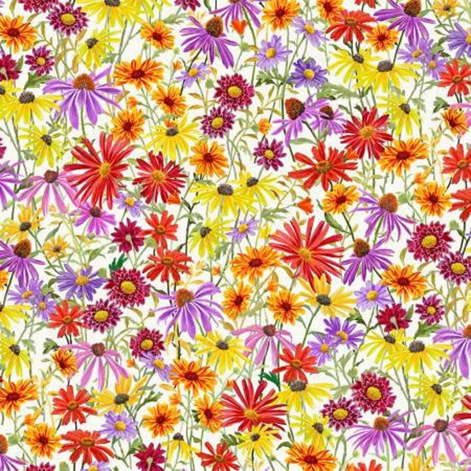 Song Birds by P&B Textiles SONB4322-MU one yard remnant
