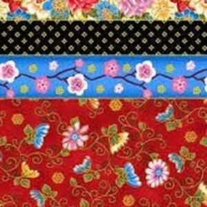 Sakura by Blank Quilting BTR-M7156 Border Stripe sold by 1/2 yd.