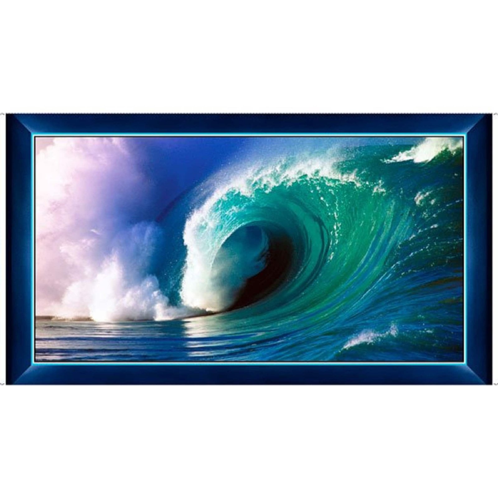 Blue wave Panel by Pugay and Delimont for Q.T. Fabrics 26751-B 24"X44"