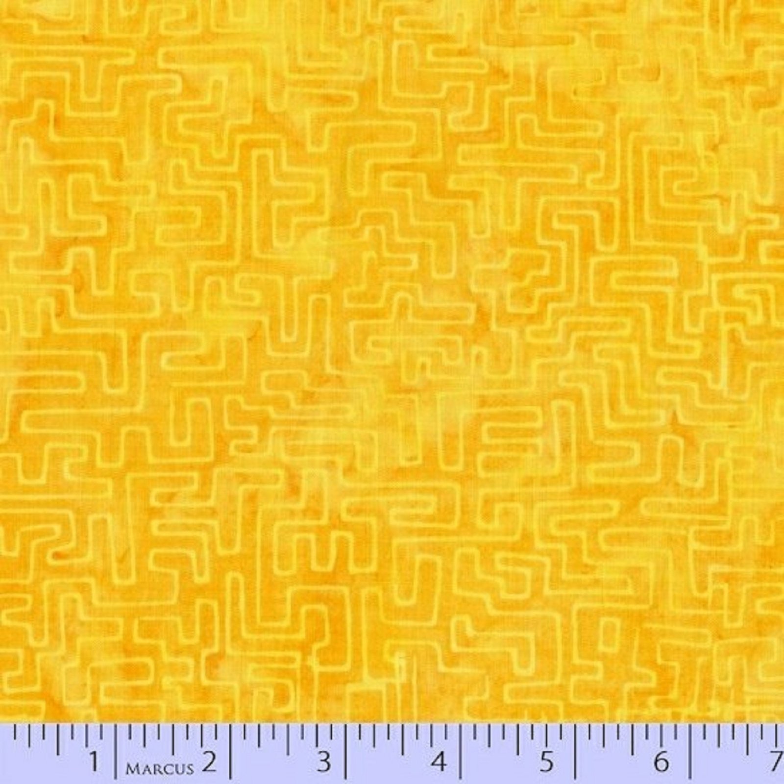 Radiant Reflections by Marcus Fabrics 1536-0156 Yellow Orange 31" remnant