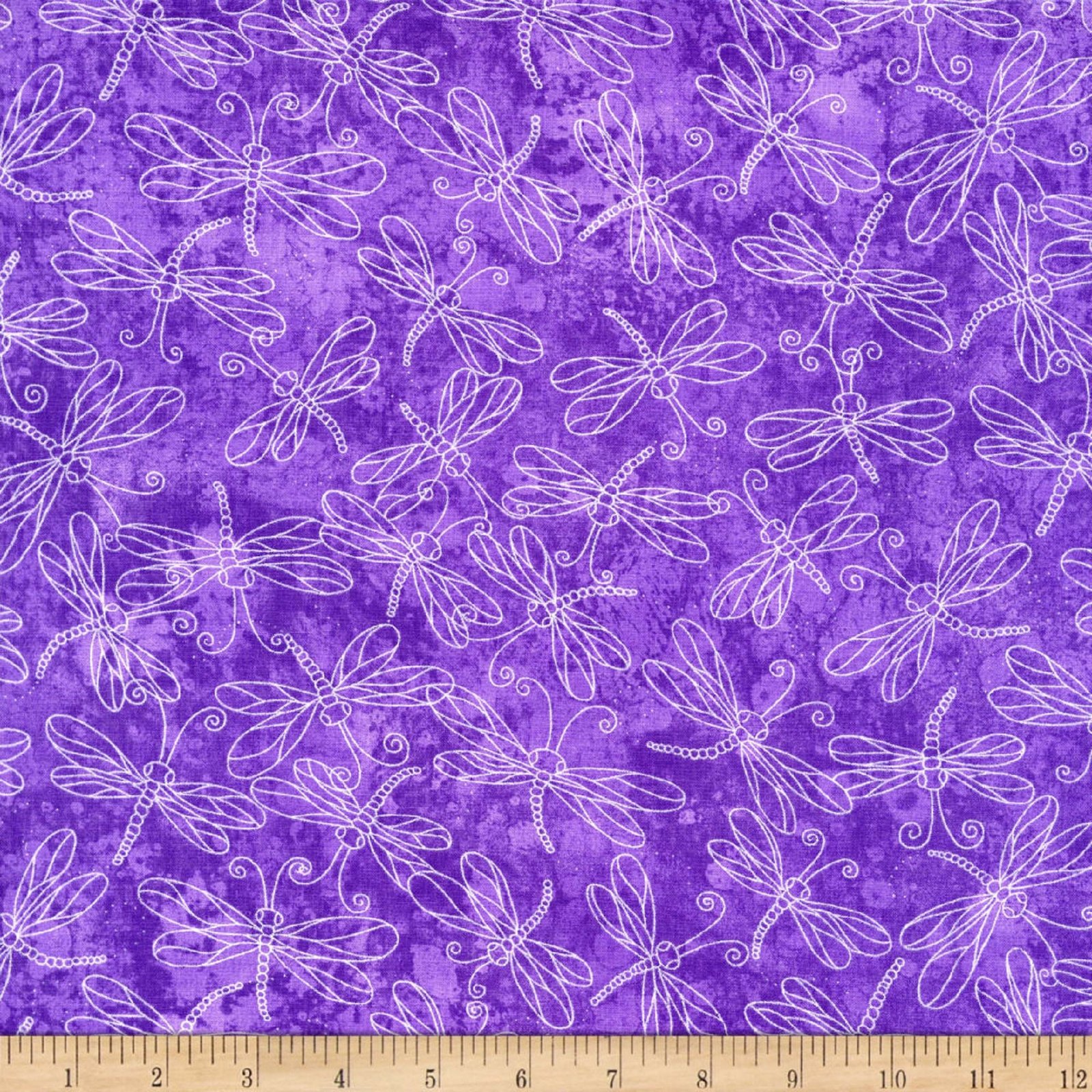 Sundrenched Dragonflies by Fabric Traditions one yard only