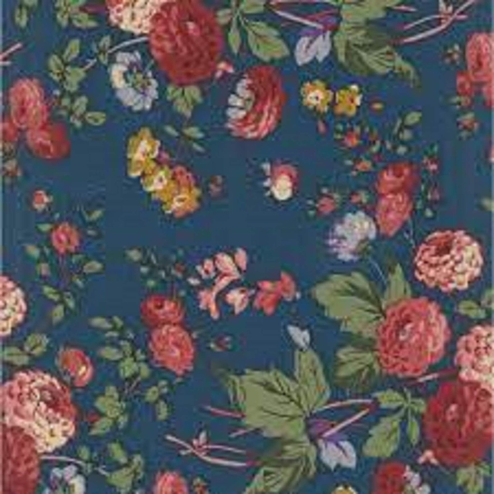 Full Circle by Sarah J for Marcus Brothers R470636-1050 Navy sold by the 1/2 yd.