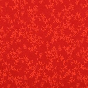 Red Butterflies Tone on Tone by Fabri-quilt 112-26074 sold by the 1/2 yd.