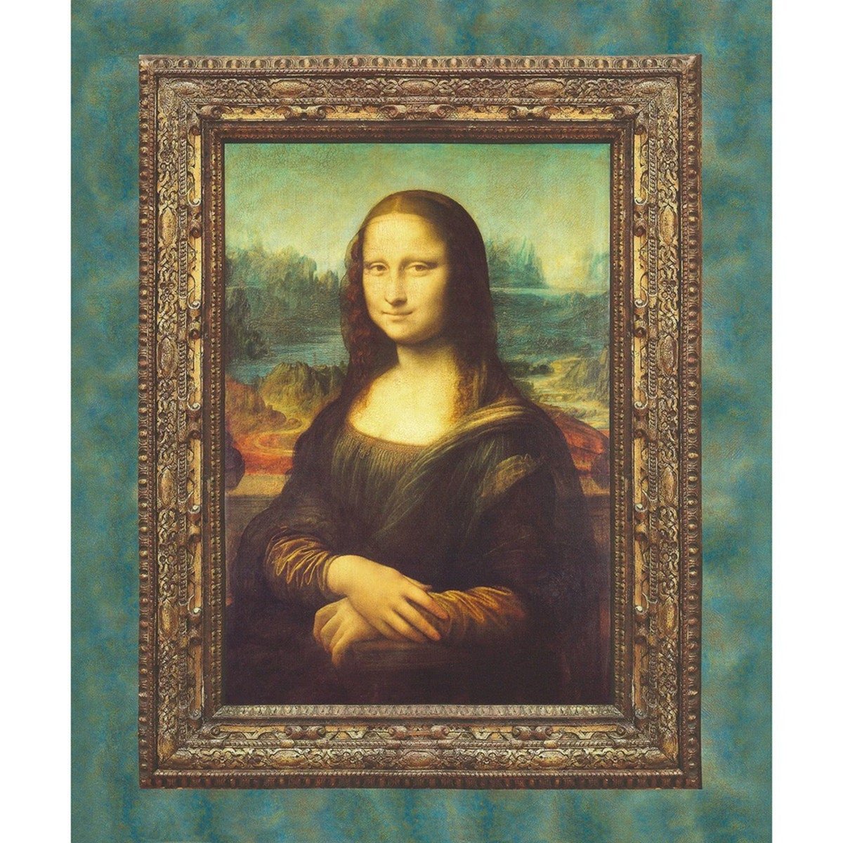 Mona Lisa Panel 36"X44" by Leonardo Da Vinci for Robert Kaufman 20096
