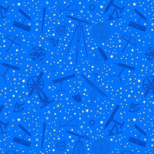 Signs From Above Tossed Astronomy by Henry Glass 9596M-11 1 yard 7" remnant