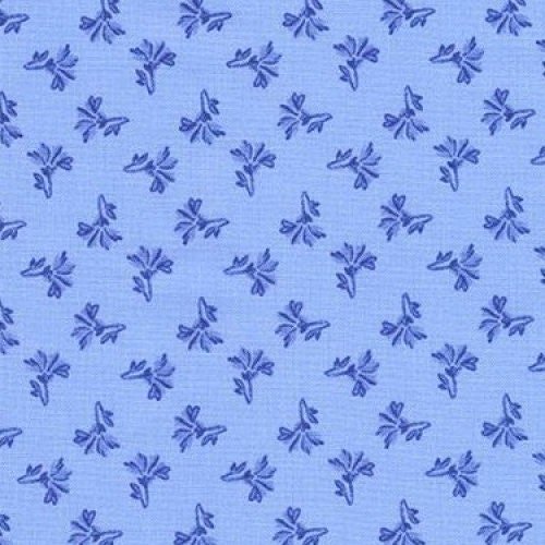 Pretty Sweet by Debbie Beaves for Robert Kaufman FLH20153-4 Blue sold by the 1/2 yd