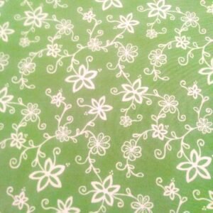 Rebel Roses Green by Heather Mulder Peterson for Henry Glass  one yard only