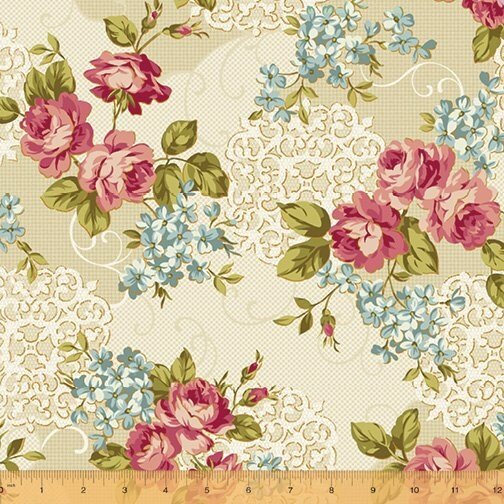 Spellbound by Katia Hoffman for Windham Fabrics 51962M-2 sold by the 1/2 yd.
