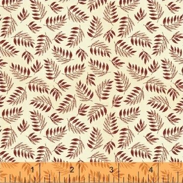 Simply Red by Mary Koval for Windham Fabrics 42894-2 sold by the 1/2 yd.