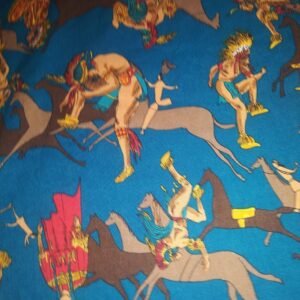 High NoonBlue by Hoffman Int'l. Screen Print sold by the yard