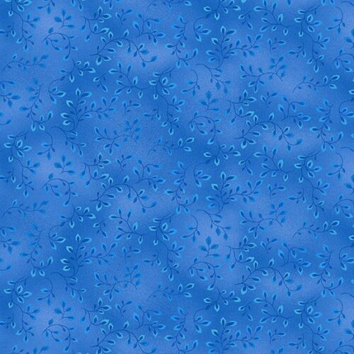 Folio Basics by Henry Glass 7755-75 Med. Blue 1/2 yard remnant