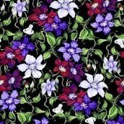 Trellis by Cedar West for Clothworks Y3180-3 Purple sold by the 1/2 yd.