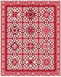 Saturday Soiree Quilt Pattern by Marcus 79 3/4"X101" complete 12 Month BOM instructions