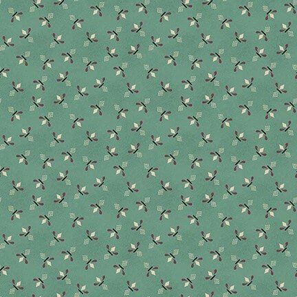 Gratitude And Grace by Kim Diehl for Henry Glass 9407-11 Greenold by the yard
