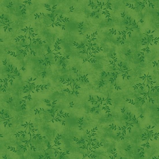 Bungalow Garden by Laura Berringer for Marcus Fabrics R210225-Green sold by the 1/2 yd.