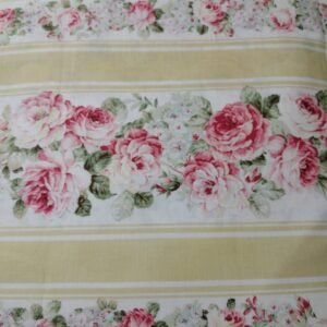 Prima Bouquet Border Stripe by Quilt Gate RU2260-12B sold by the 1/2 yd.