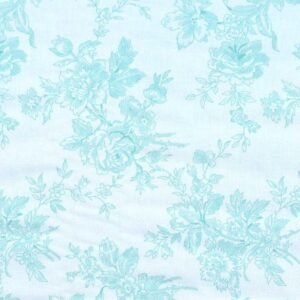 Marcella by Nancy rink for Marcus Fabrics 1505-Lt Aqua sold by the 1/2 yd.