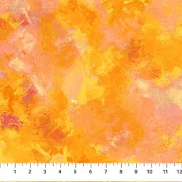 Flamenco by Northcott DP25035-54 Orange sold by the 1/2 yd