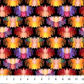 Flamenco by Northcott DP25034-99 25" remnant