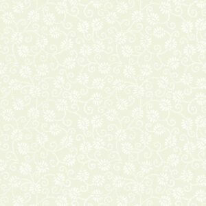 Essentials Dancing Buds by Wilmington Prints 1817 39087-111 Cream on Cream sold by the 1/2 yd