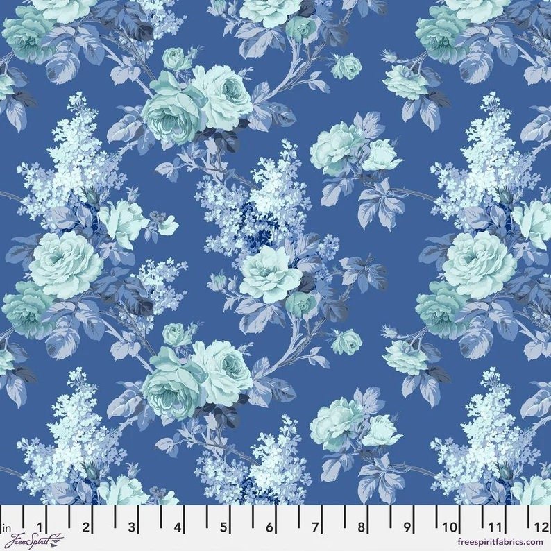 A Celebration of Sanderson by Free Spirit PWSA19-Cobalt sold by the 1/2 yd.