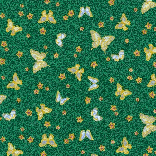 Midnight Nectar by Robert Kaufman 21186-270 Meadow sold by the 1/2 yd.