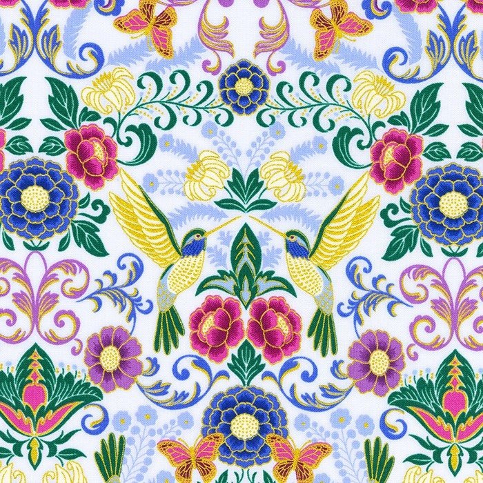 Midnight Nectar by Robert Kaufman 21185-23 Lavender sold by the 1/2 yd.