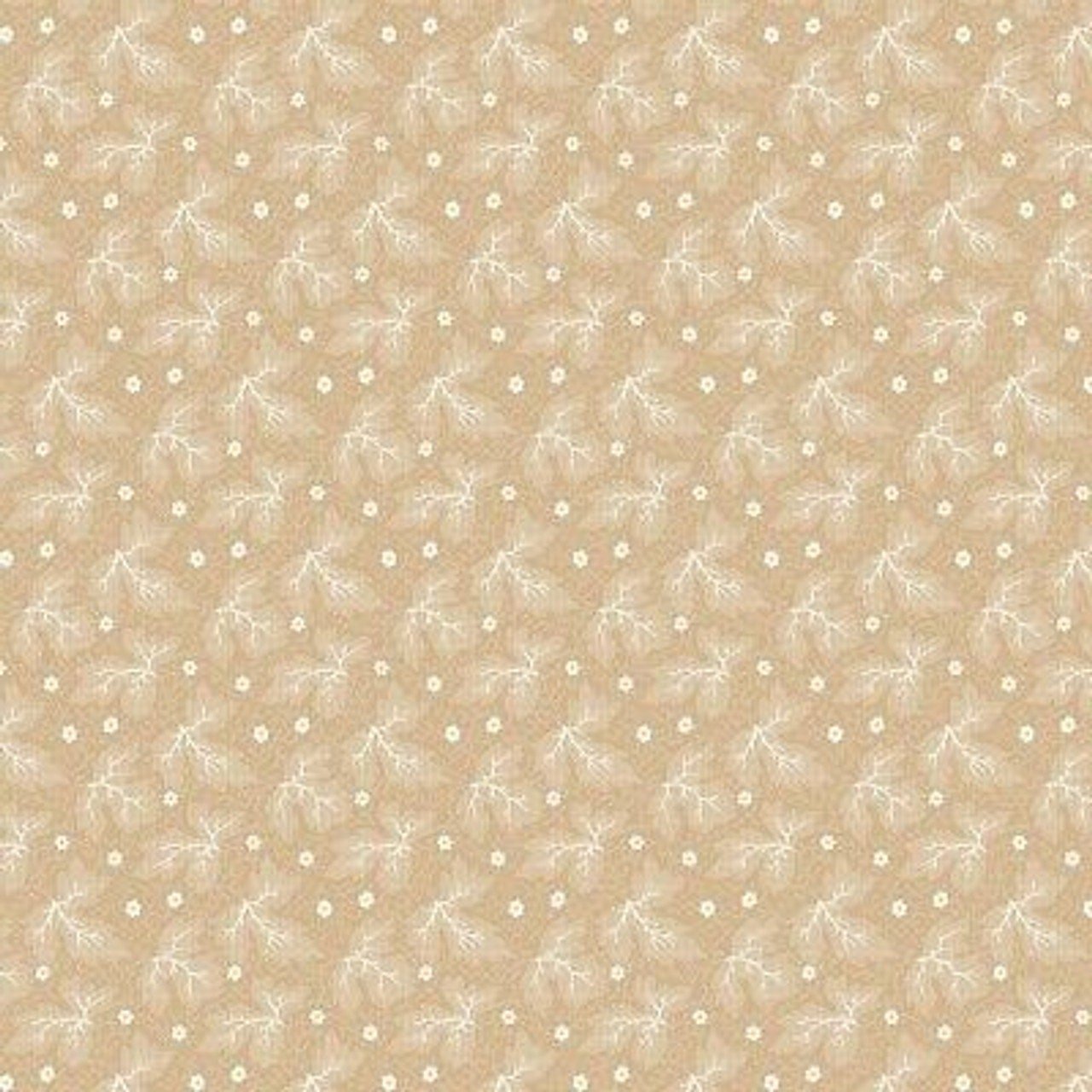 Rhapsody In Red by Kaye England for Wilmington Prints 98654-221 Cream one yard 15" remnant