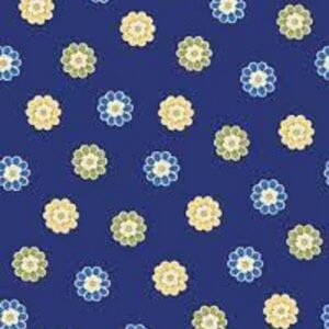 Arabella by Benartex 4189-55 Blue sold by 1/2 yd.