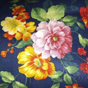 Estate Gardens by Kathy Hall for Andover 7813 Blue  sold by the 1/2 yd.