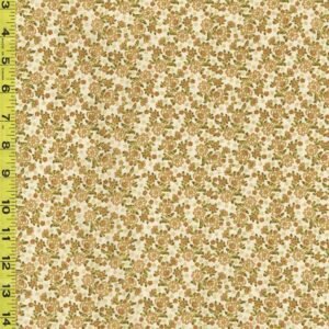 Radiance "Radiant Mini Blossoms" by Greta Lynn for Kanvas 9746M-70 Cream sold by the 1/2 yd.