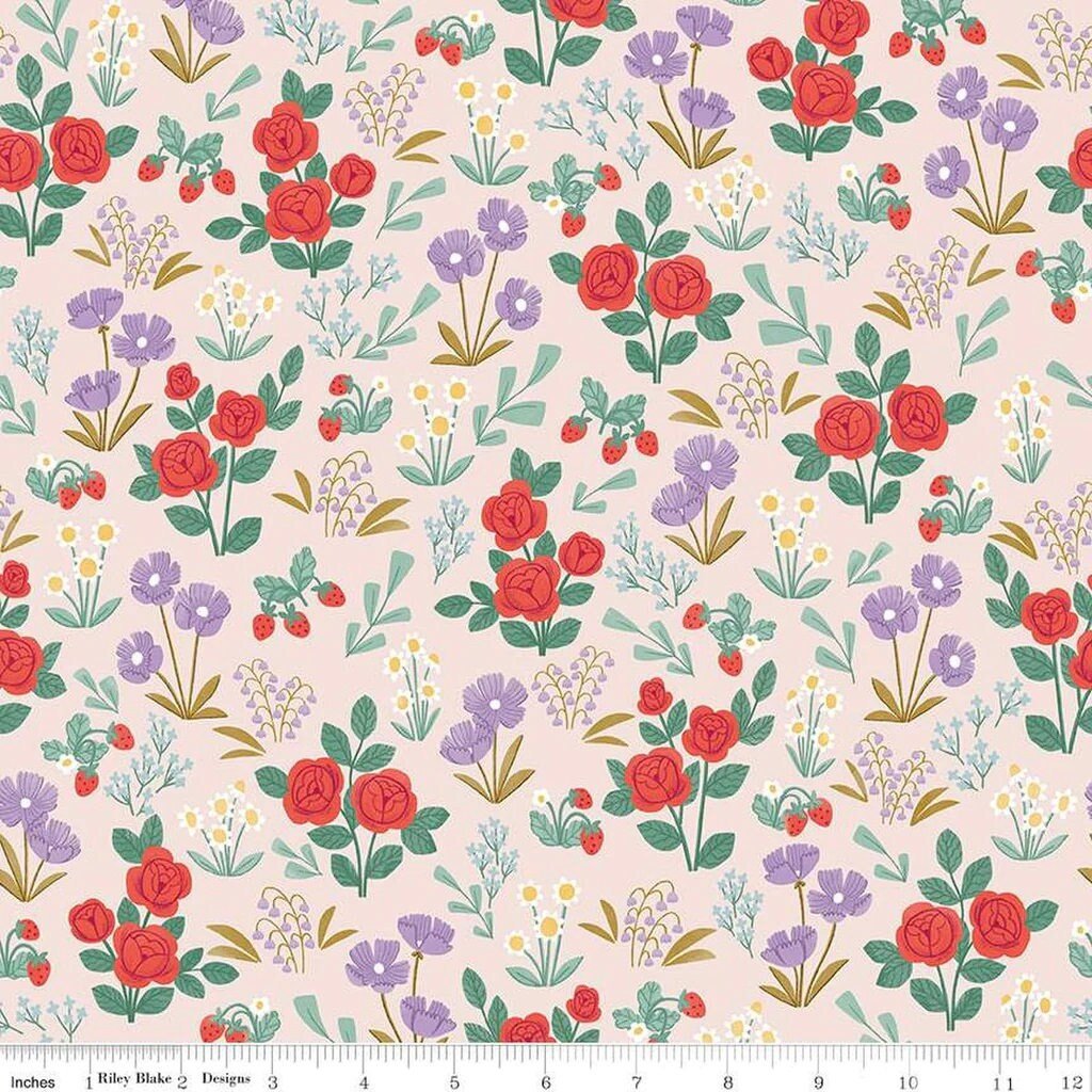 Sweet Picnic by Natalia Juan Abello for Riley Blake Designs C12091-Blush sold by the 1/2 yd.