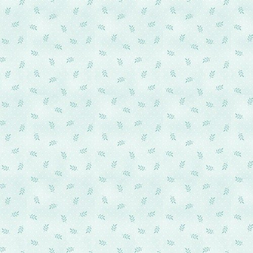 Dorothy Jean's Flower Garden by Mary Jane Carey for Henry Glass 2973-17 Spa Blue sold by the 1/2 yd.