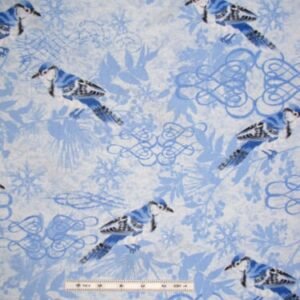 Winter Bluejay by Timeless Treasures C2201 Lt. Blue sold by the 1/2 yd.