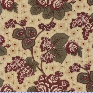 Molly B's Studio for Marcus Fabrics 4813-0114 Tan Sold by the 1/2 yd.