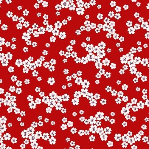 Anthem by Satin Moon Designs for Blank Quilting 2483-88 Red sold by the 1/2 yd.