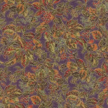 Autumn Elegance by Sentimental Studios for Moda Fabrics 33111-13M Plum one yard 9" remnant