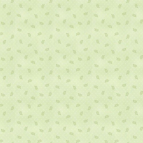 Dorothy Jean's Flower Garden by Mary Jane Carey for Henry Glass 2973-66 Green  sold by the 1/2 yd.