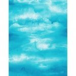 I Dream of Poppy by Chong-a Hwang for Timeless Treasures CD6765 Turquoise one yard only