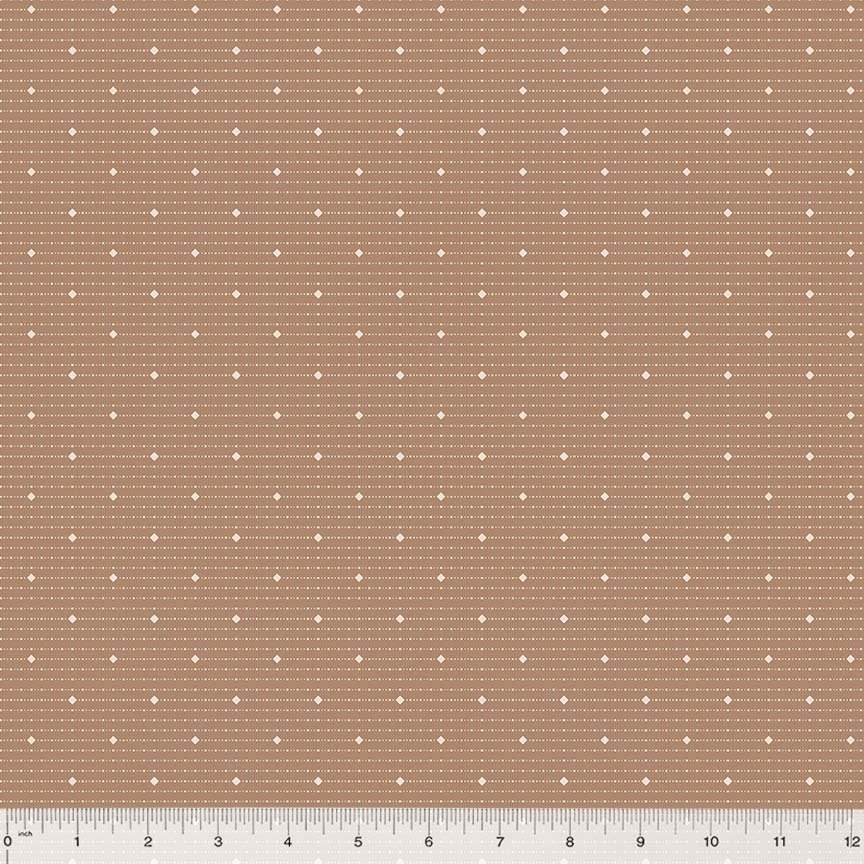 Rory by Whistler Studios for Windham Fabrics 53716-5 Tan sold by the 1/2 yd.