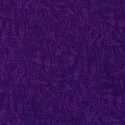 Impressions Moire' II by Clothworks Y1323-28 Dk.  Purple sold by the 1/2 yd.