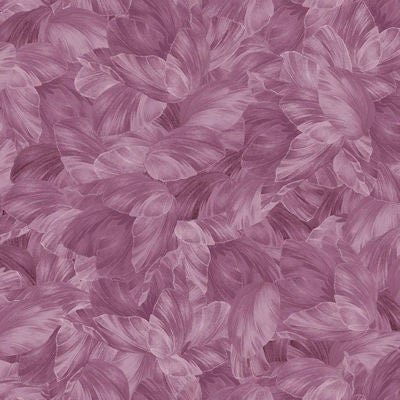 Laurel Packed Petals by Timeless Treasures CD 1907 Lilac sold by the 1/2 yd.