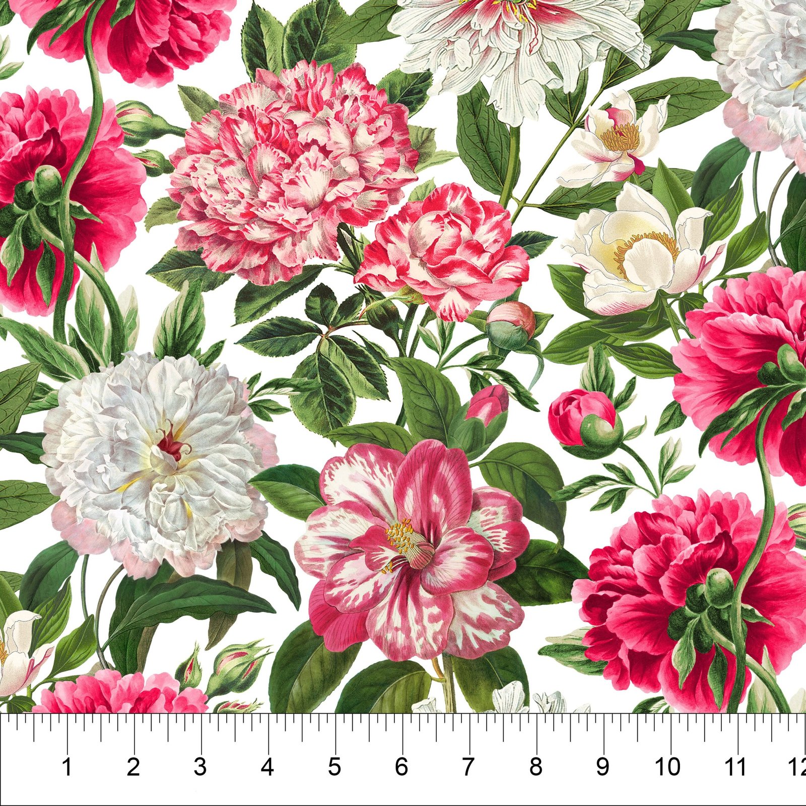 Bloom by Michel Design Works for Northcott 25193-10 Large Peony sold by the 1/2 yd.