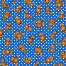 Alpha Bears by Marie Cole for Henry Glass Fabrics 6653-77 Lt. Blue sold by the yard