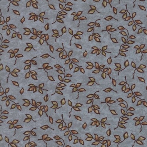 Country Road Small Buds by Holly Taylor for Moda Fabrics 6664-12 Grey sold by the 1/2 yd.