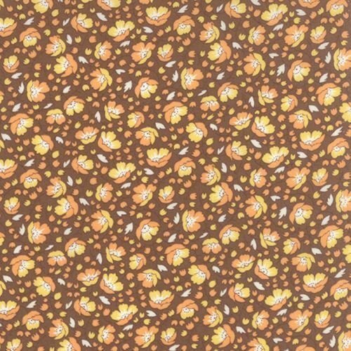 30's Playtime by Chloe's Closet for Moda Fabrics 32783-13 Cocoa sold by the 1/2 yd.
